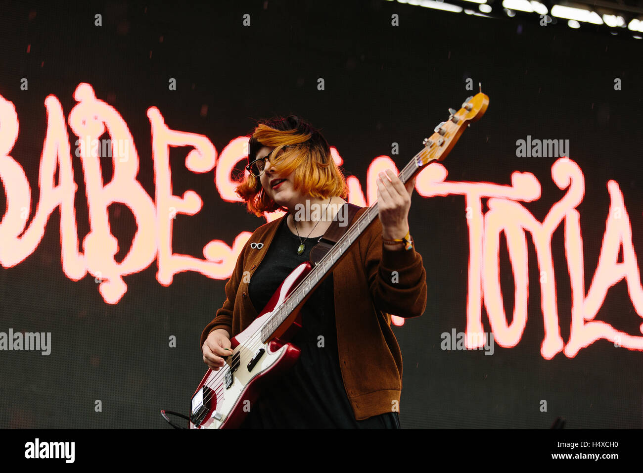 Babes in Toyland performs at Bumbershoot Festival on September 5, 2015 in Seattle, Washington. Stock Photo