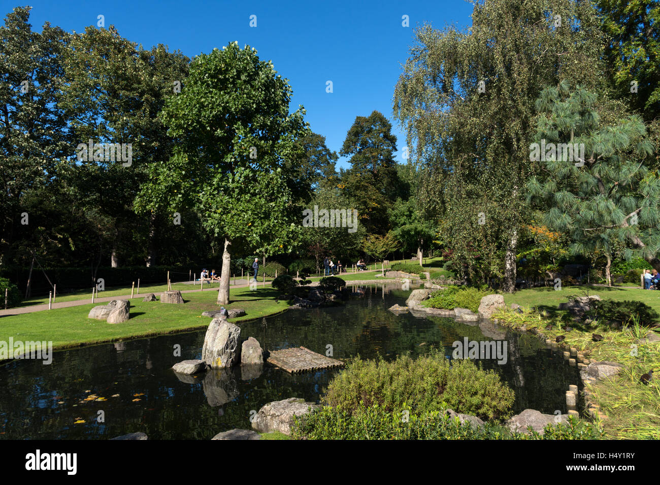 The Kyoto Garden in Holland Park, London, England, UK Stock Photo