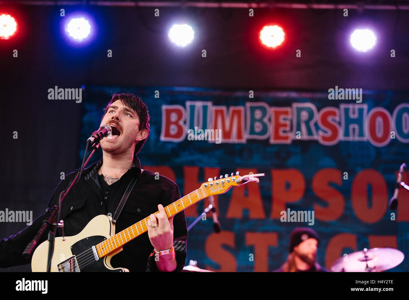 Smokey Brights performs at Bumbershoot Festival on September 5, 2015 in Seattle, Washington. Stock Photo