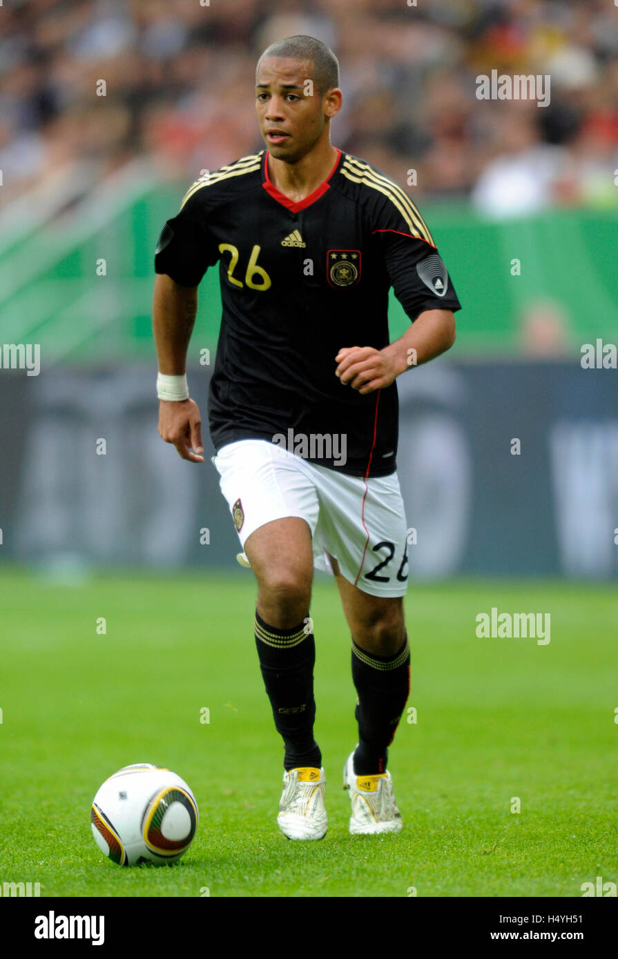 Dennis Aogo, international football friendly match, Germany 3 Malta 0, Tivoli stadium, Aachen, North Rhine-Westphalia Stock Photo