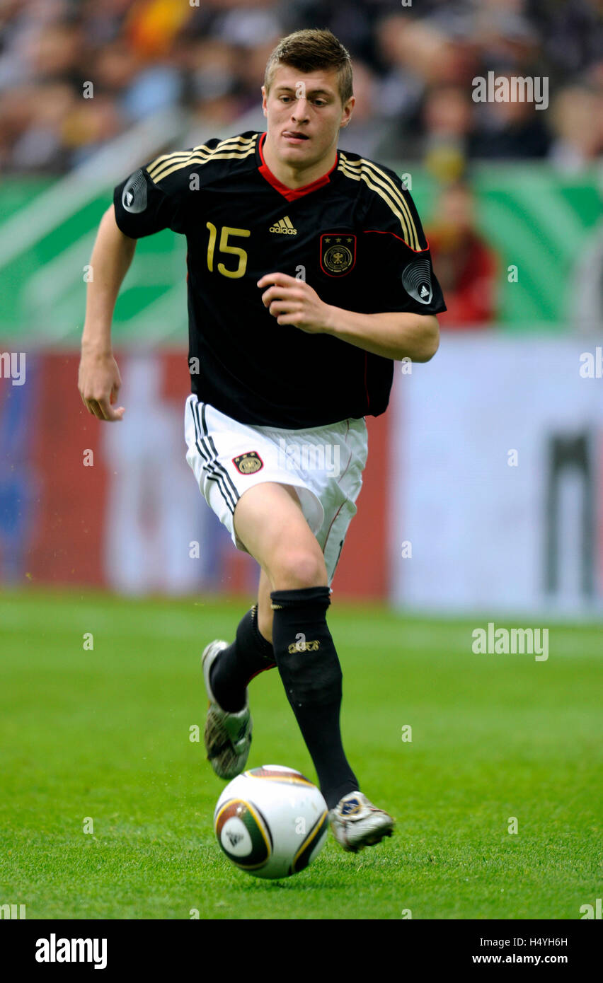 Toni Kroos, international football friendly match, Germany 3 Malta 0, Tivoli stadium, Aachen, North Rhine-Westphalia Stock Photo