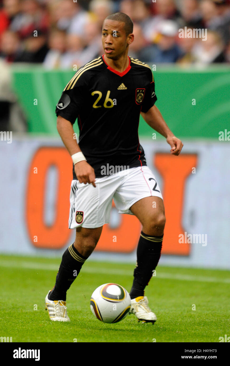 Dennis Aogo, international football friendly match, Germany 3 Malta 0, Tivoli stadium, Aachen, North Rhine-Westphalia Stock Photo