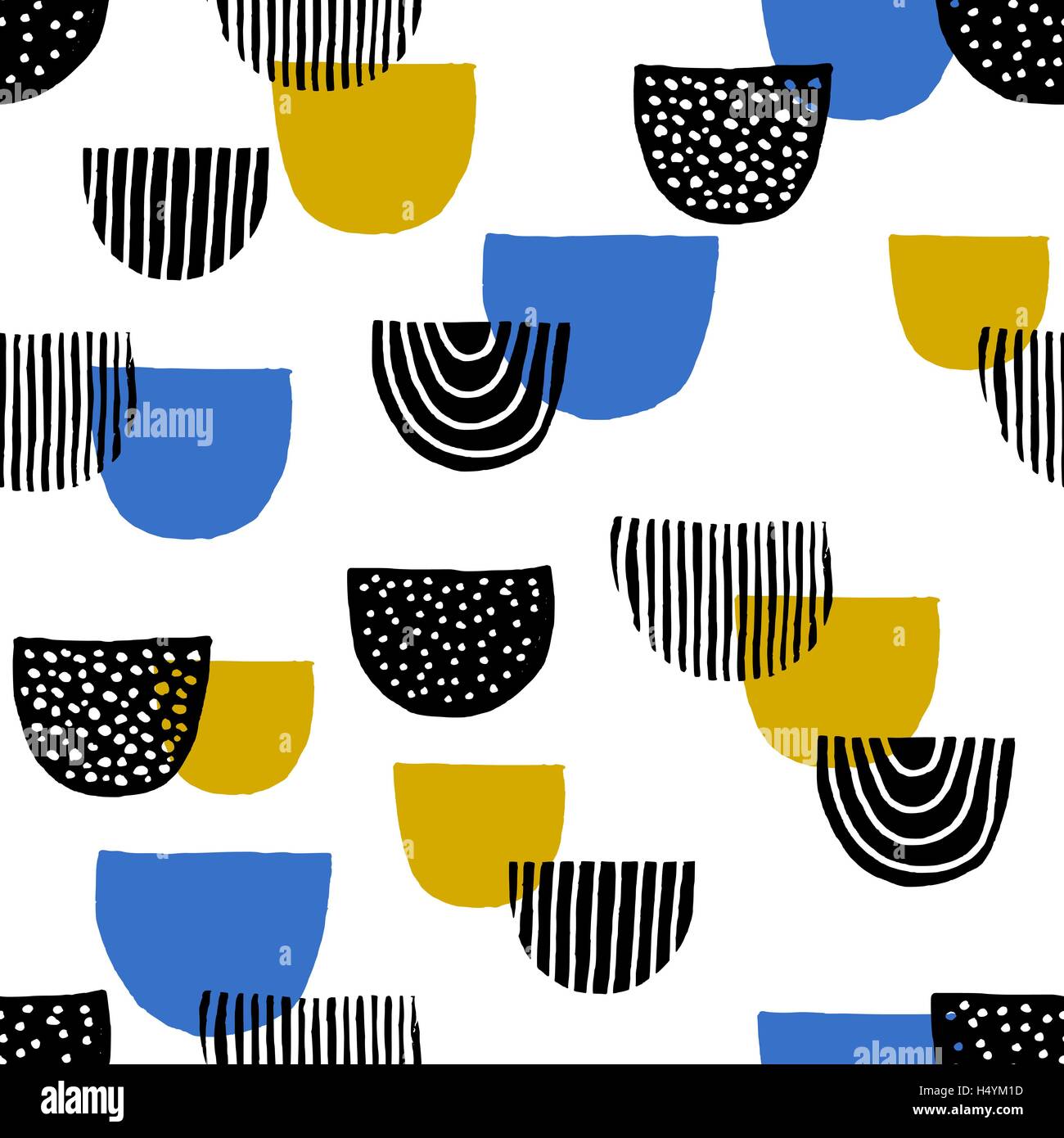 Hand drawn geometric shapes hi-res stock photography and images - Alamy