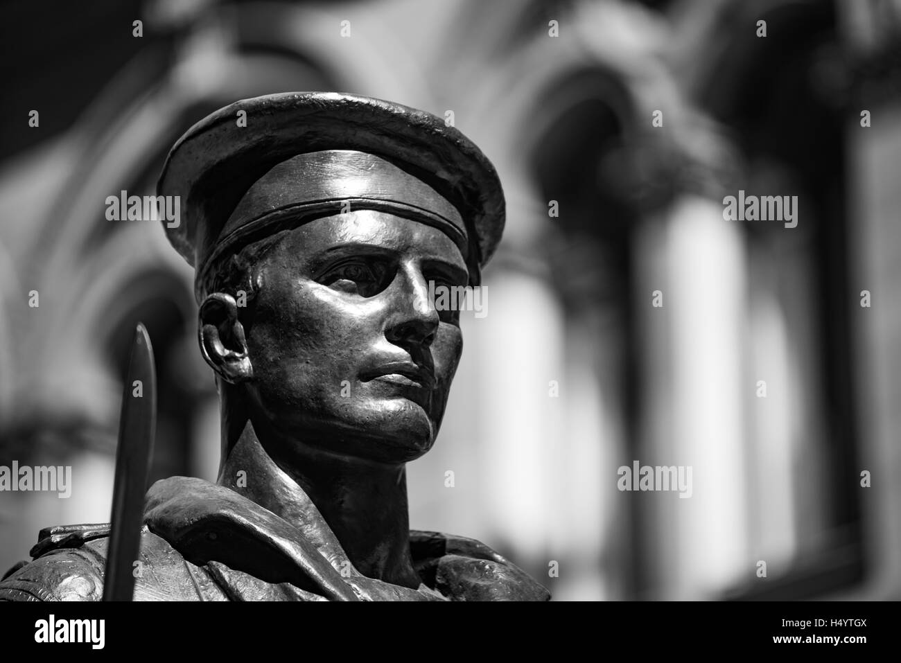 Bronze sculpture first world war Black and White Stock Photos & Images