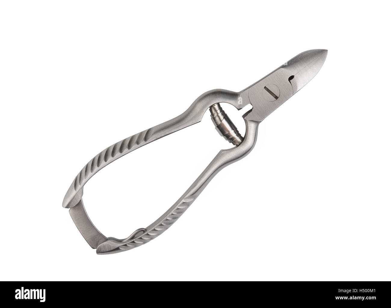 Metal pedicure cutting pliers, isolated on a white background Stock ...