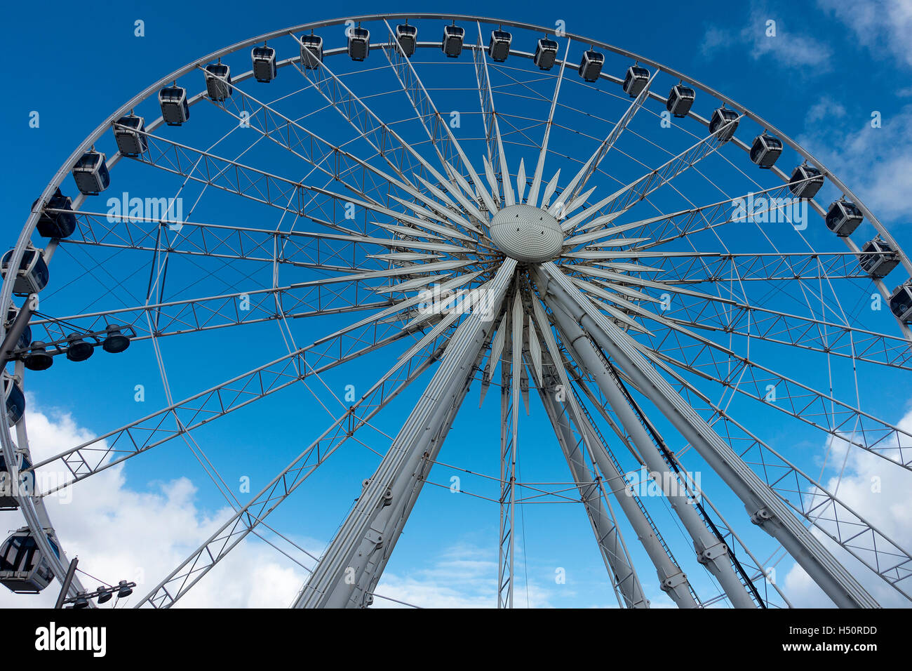 The Big Wheel Giving Panoramic Views on the Liverpool Waterfront