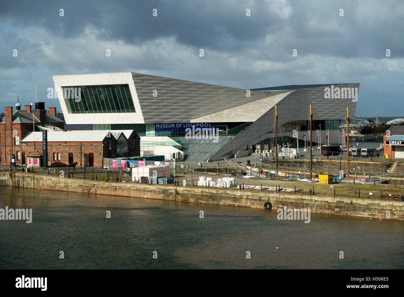 The Modern Museum of Liverpool at Pier Head Waterfront Merseyside England United Kingdom UK Stock Photo