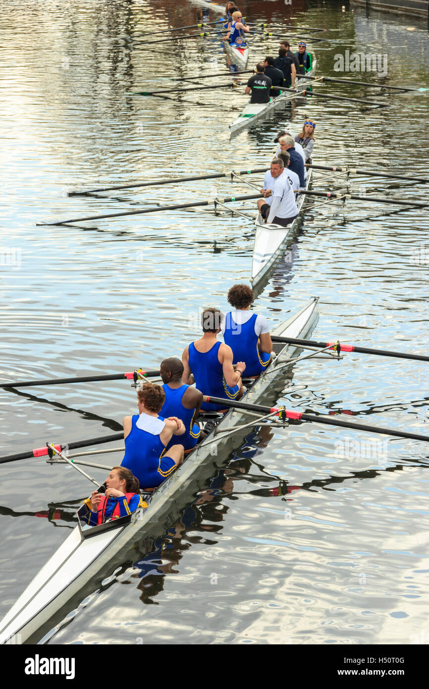 Crew rowing race above hires stock photography and images Alamy