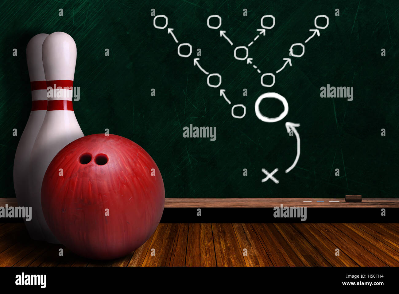 Bowling strategy hi-res stock photography and images - Alamy