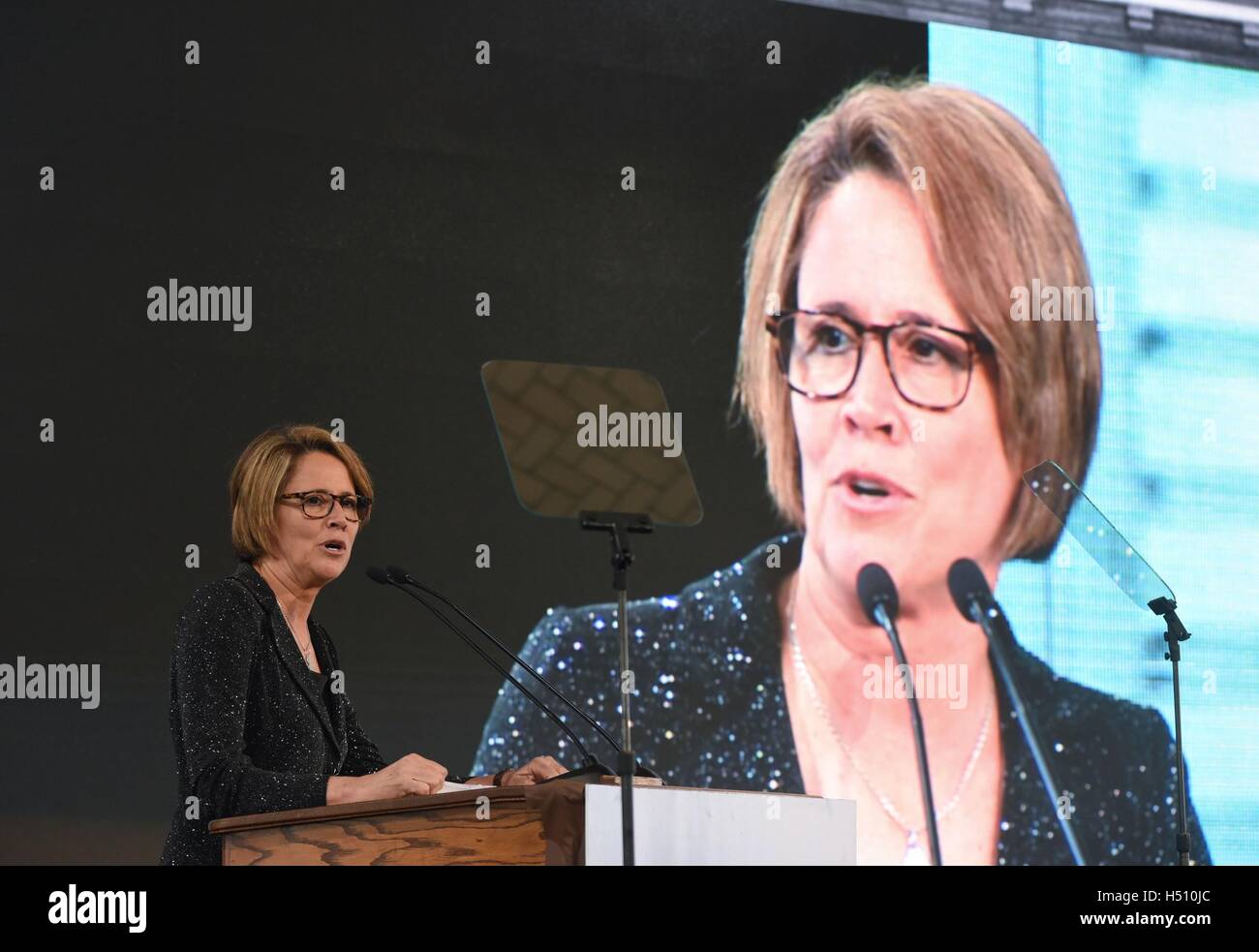 New York, NY, USA. 18th Oct, 2016. Mary Carillo at arrivals for Statue