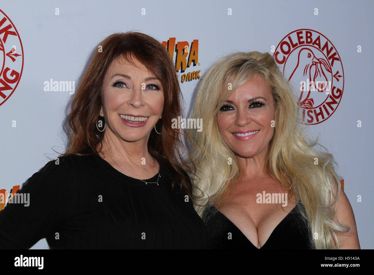 Hollywood, Ca. 18th Oct, 2016. Cassandra Peterson, Bridget Marquardt attends the launch party for Cassandra Peterson's new book 'Elvira, Mistress Of The Dark' at the Hollywood Roosevelt Hotel on October 18, 2016 in Hollywood, California. ( Credit:  Parisa Afsahi/Media Punch)./Alamy Live News Stock Photo