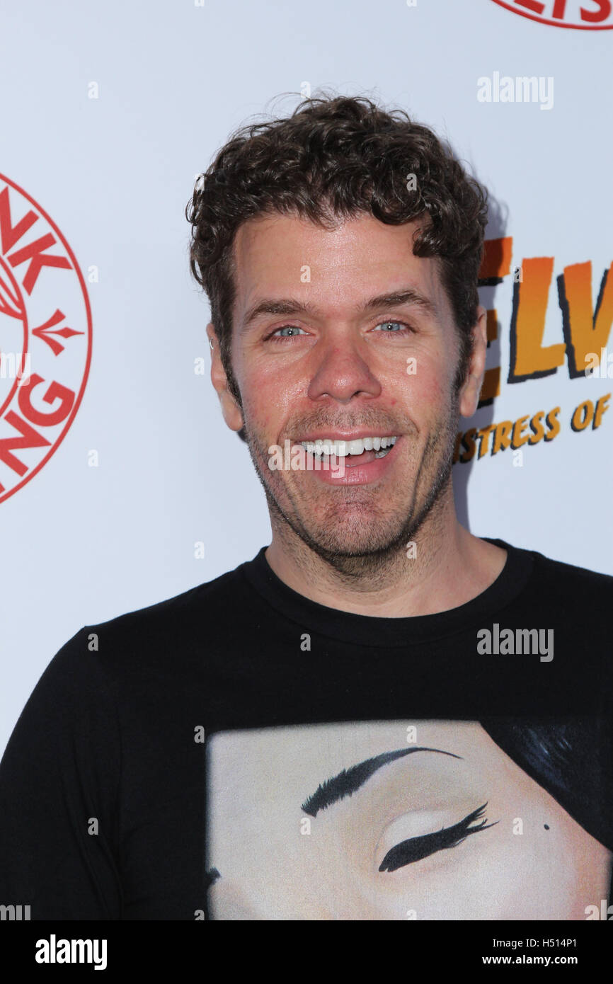 Hollywood, Ca. 18th Oct, 2016. Perez Hilton attends the launch party for Cassandra Peterson's new book 'Elvira, Mistress Of The Dark' at the Hollywood Roosevelt Hotel on October 18, 2016 in Hollywood, California. ( Credit:  Parisa Afsahi/Media Punch)./Alamy Live News Stock Photo