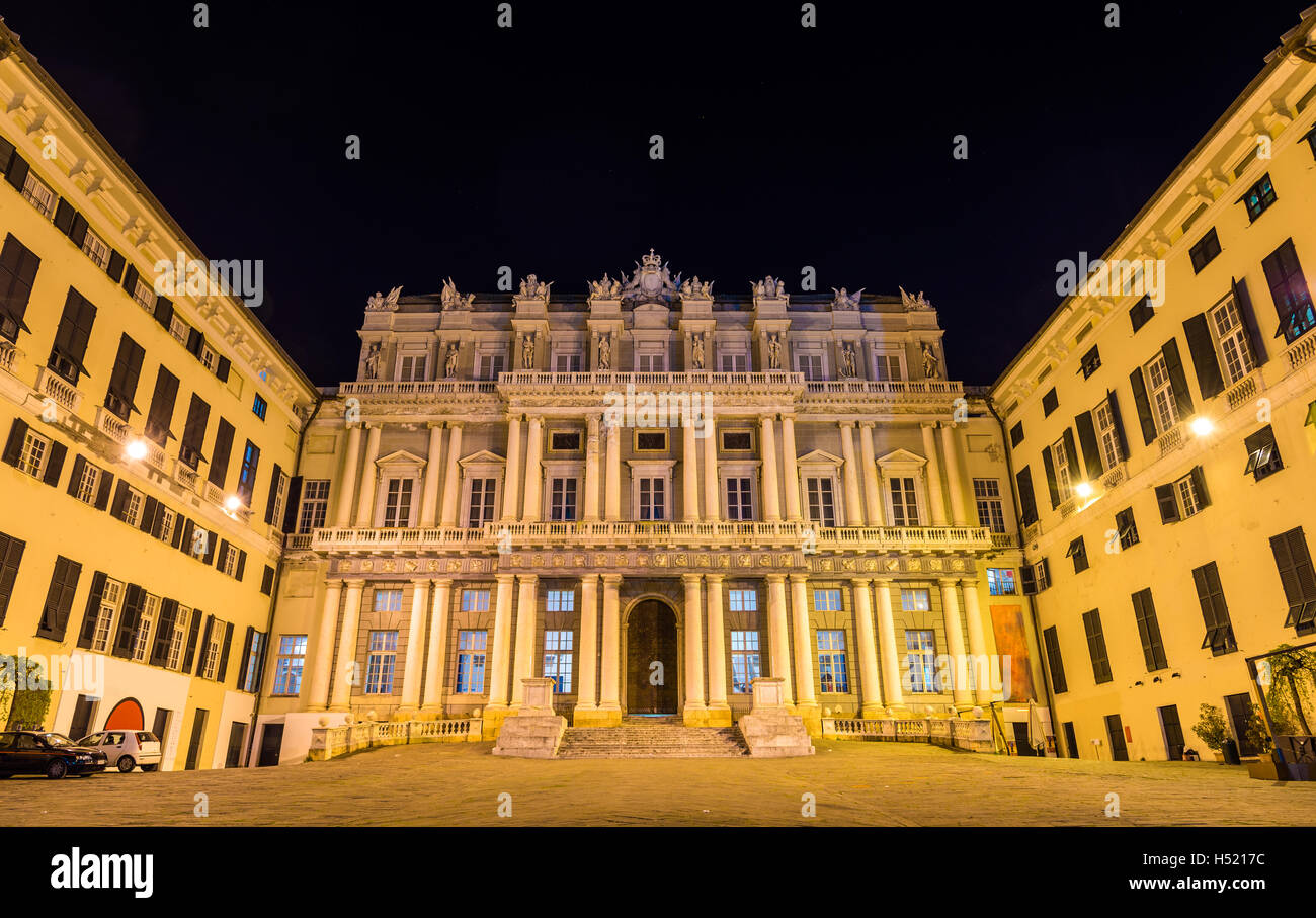 View of Palazzo Ducale in Genoa, Italy Stock Photo