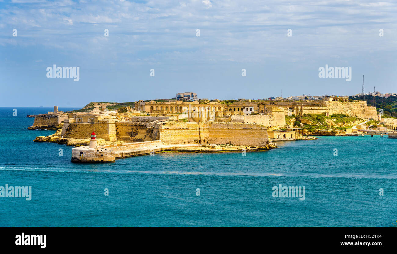 View of Fort Ricasoli near Valletta - Malta Stock Photo