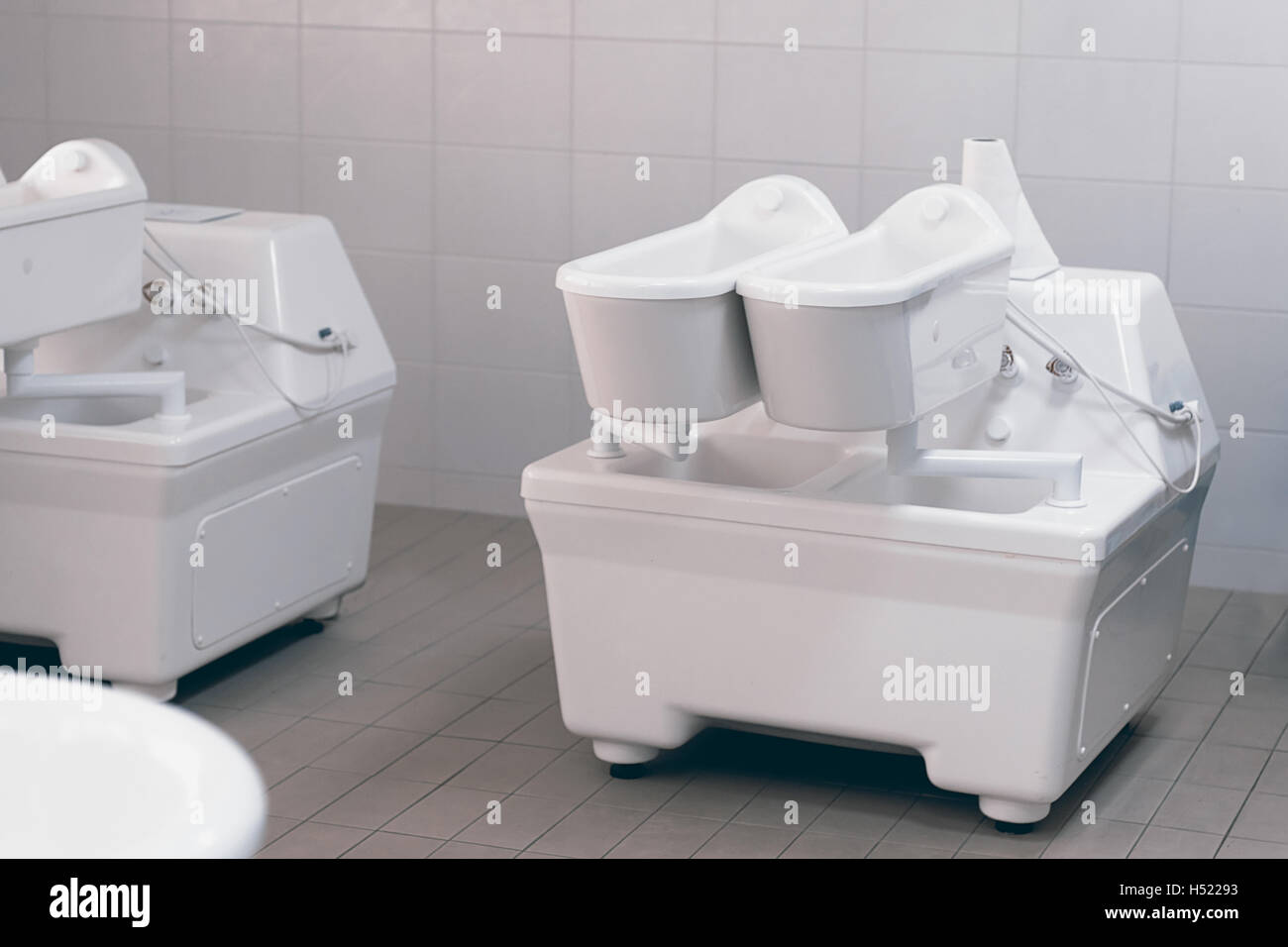 Therapy tub. Galvanic bath tub. Electrotherapy Stock Photo Alamy