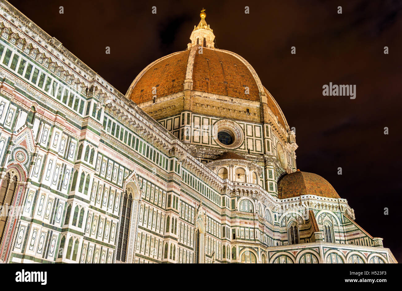 The Dome of the Florence Cathedral - Italy Stock Photo