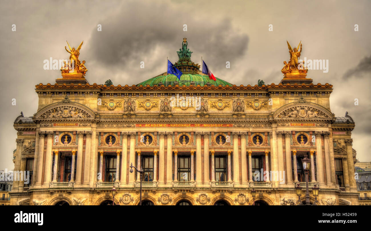 Palais Garnier, a famous opera house in Paris, France Stock Photo