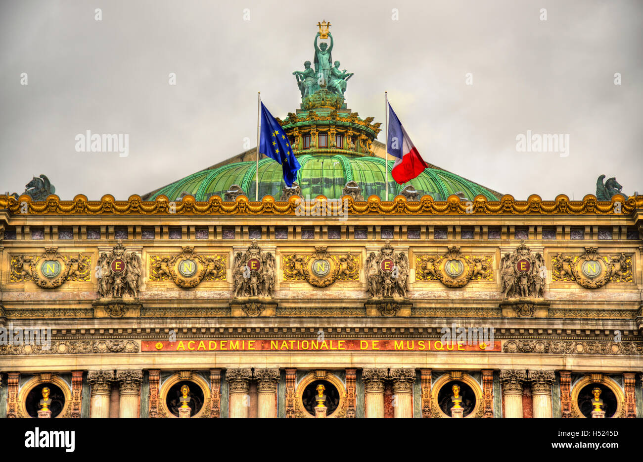 Palais Garnier, a famous opera house in Paris, France Stock Photo