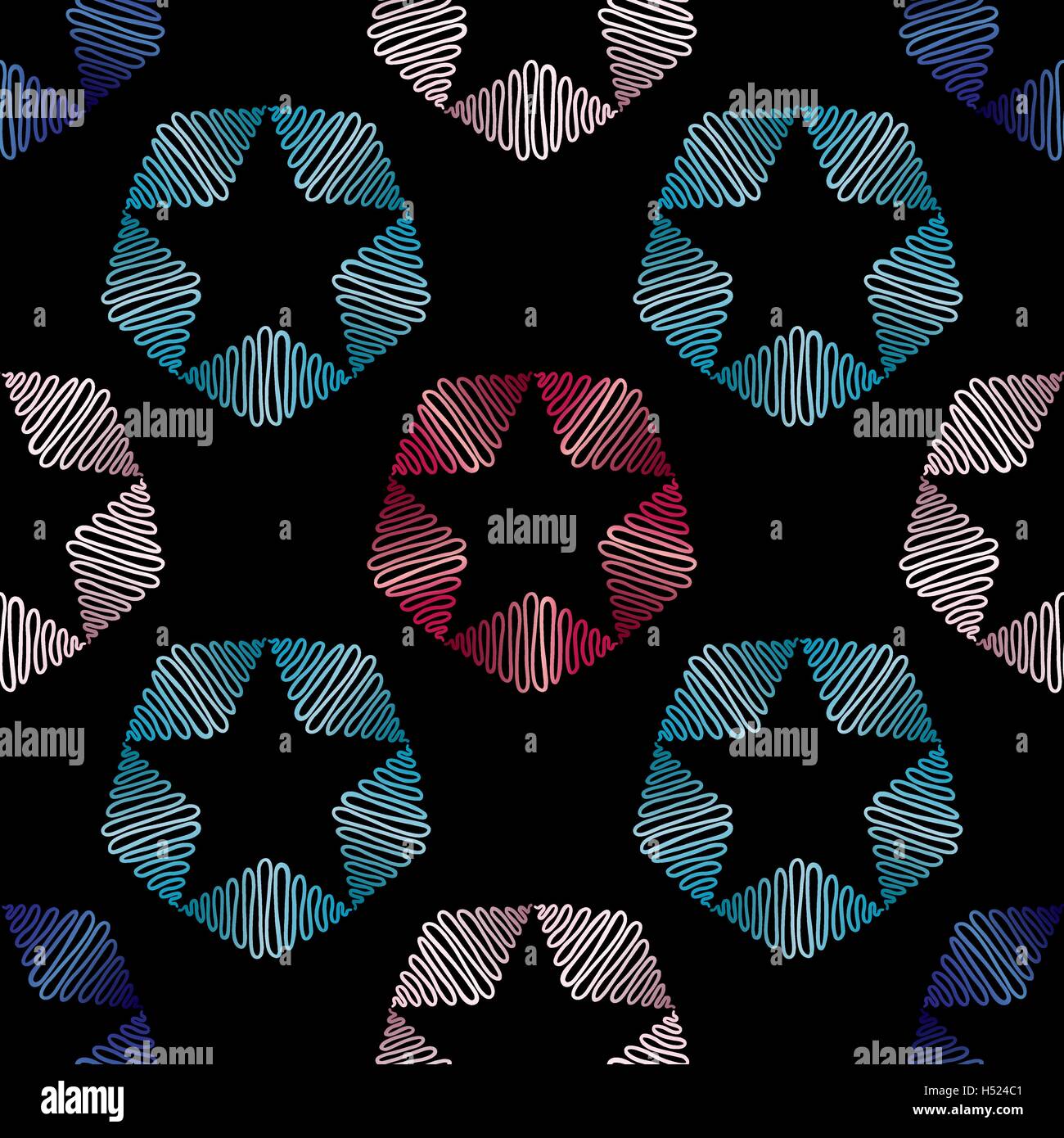 Abstract hand drawn pattern. Vector seamless background Stock Vector ...