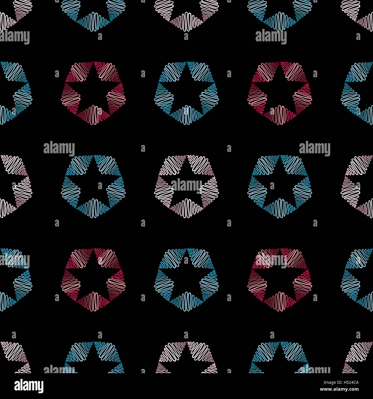 Abstract hand drawn pattern. Vector seamless background Stock Vector ...