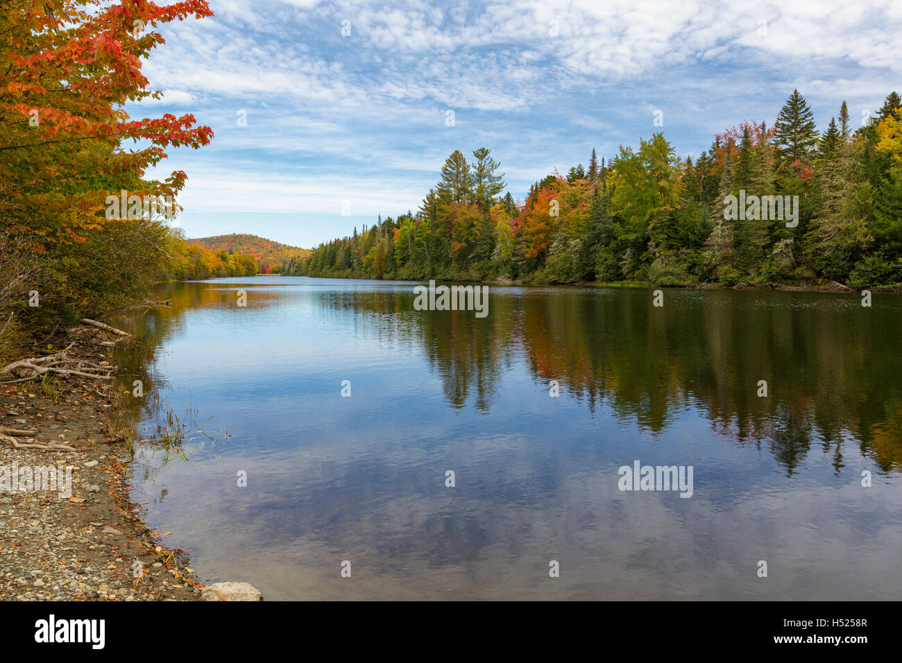 Androscoggin River, within Thirteen Mile Woods, along Route 16, in
