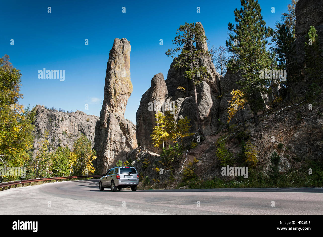 Needles Highway, Custer State Park, South Dakota Stock Photo Alamy