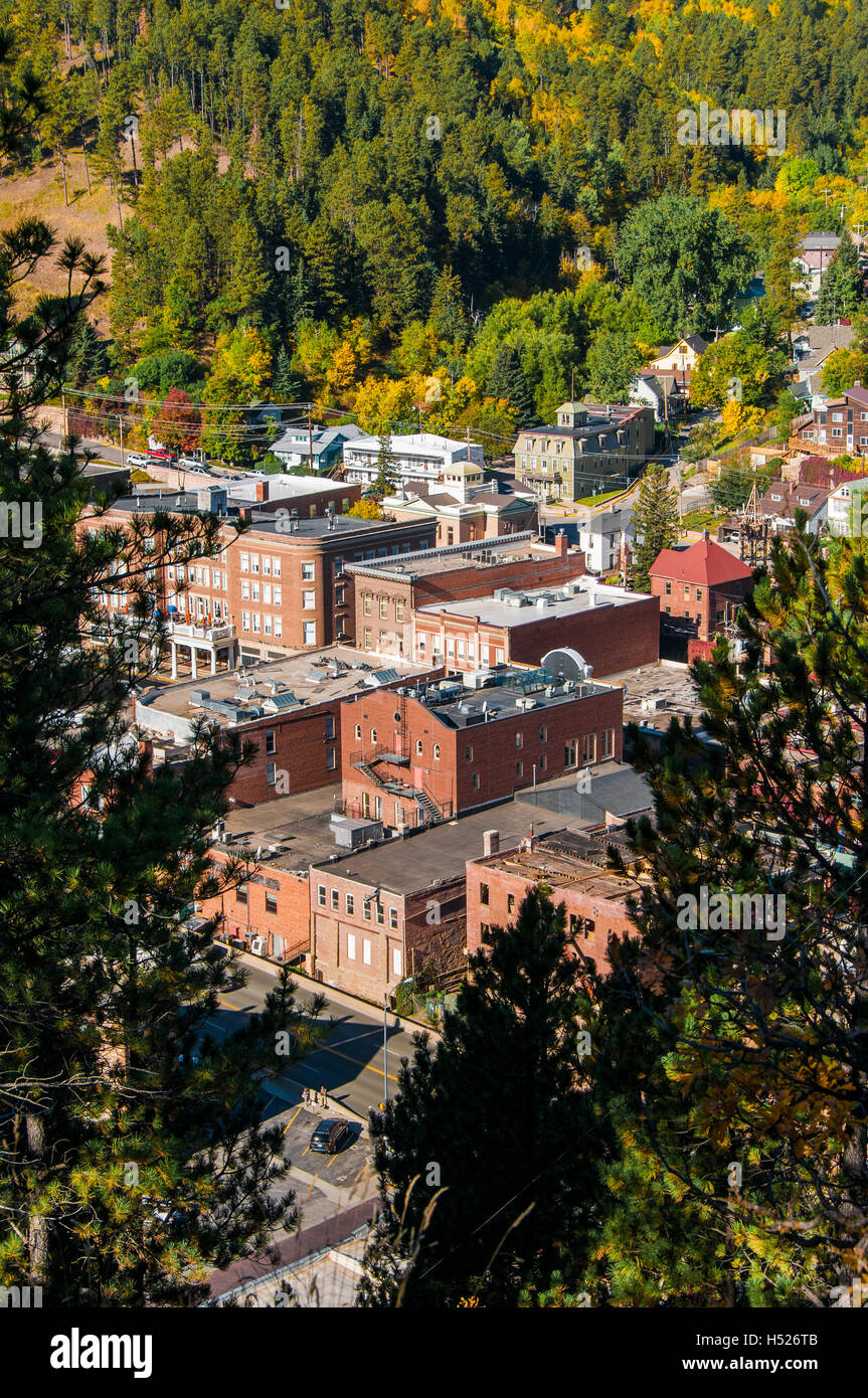 Deadwood from Mount Moriah Cemetery, Deadwood, Black Hills, South