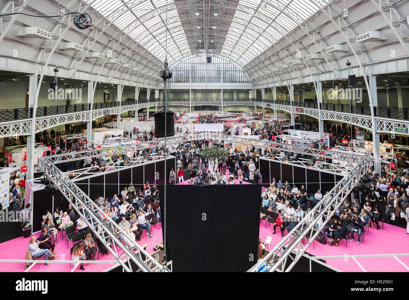 The Chocolate Show on his third day at National Olympia London, UK
