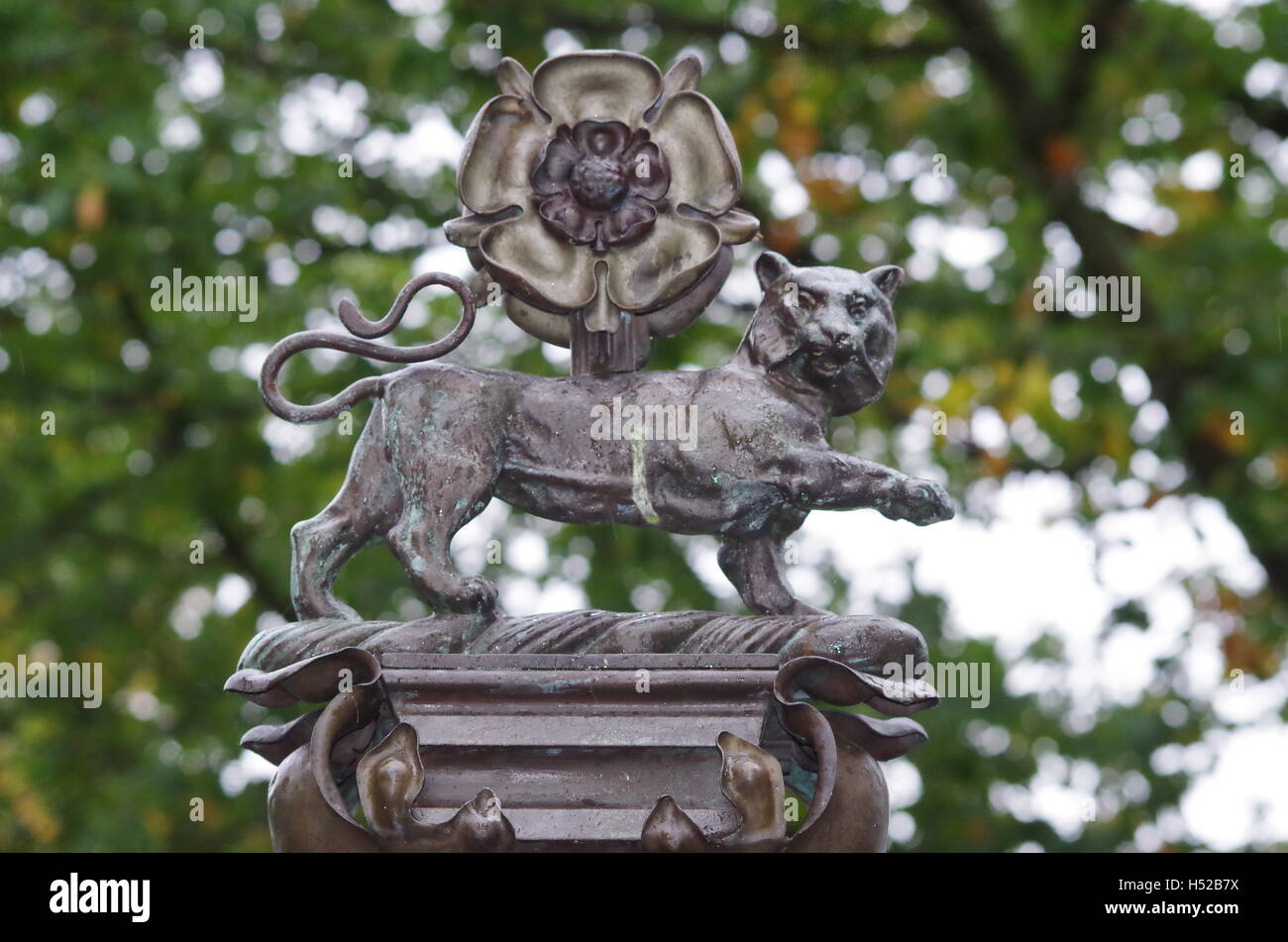 Weston park Sheffield sculptures art Stock Photo