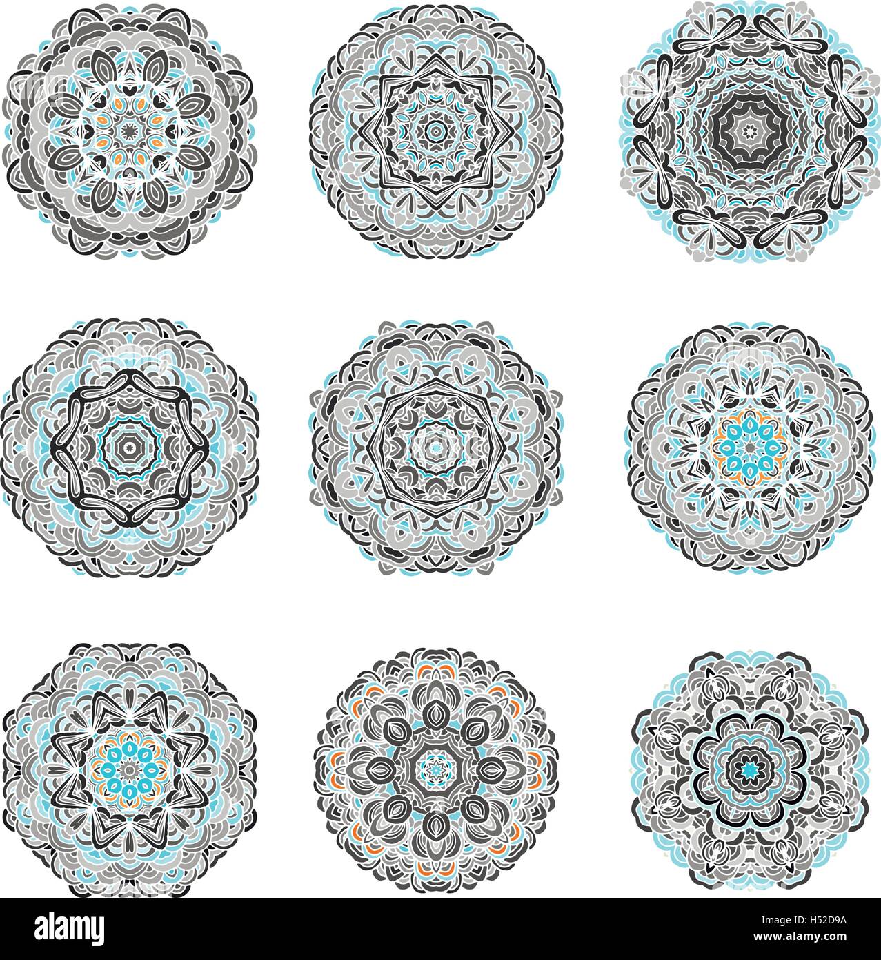 Mandalas collection. Hand drawn background Stock Vector Image & Art - Alamy