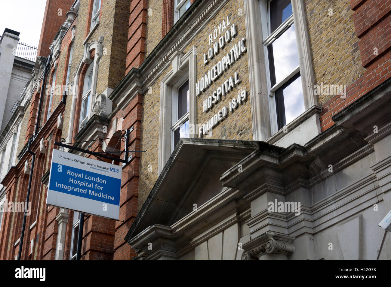 The Royal London Hospital for Integrated Medicine, Great Ormond Street, London, UK Stock Photo