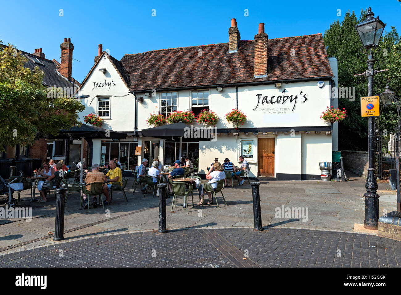 Jacobys restaurant, Ware, Hertfordshire Stock Photo