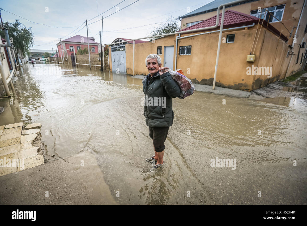 Baku, Azerbaijan. 18th Oct, 2016. On the night October 17 Binagadi