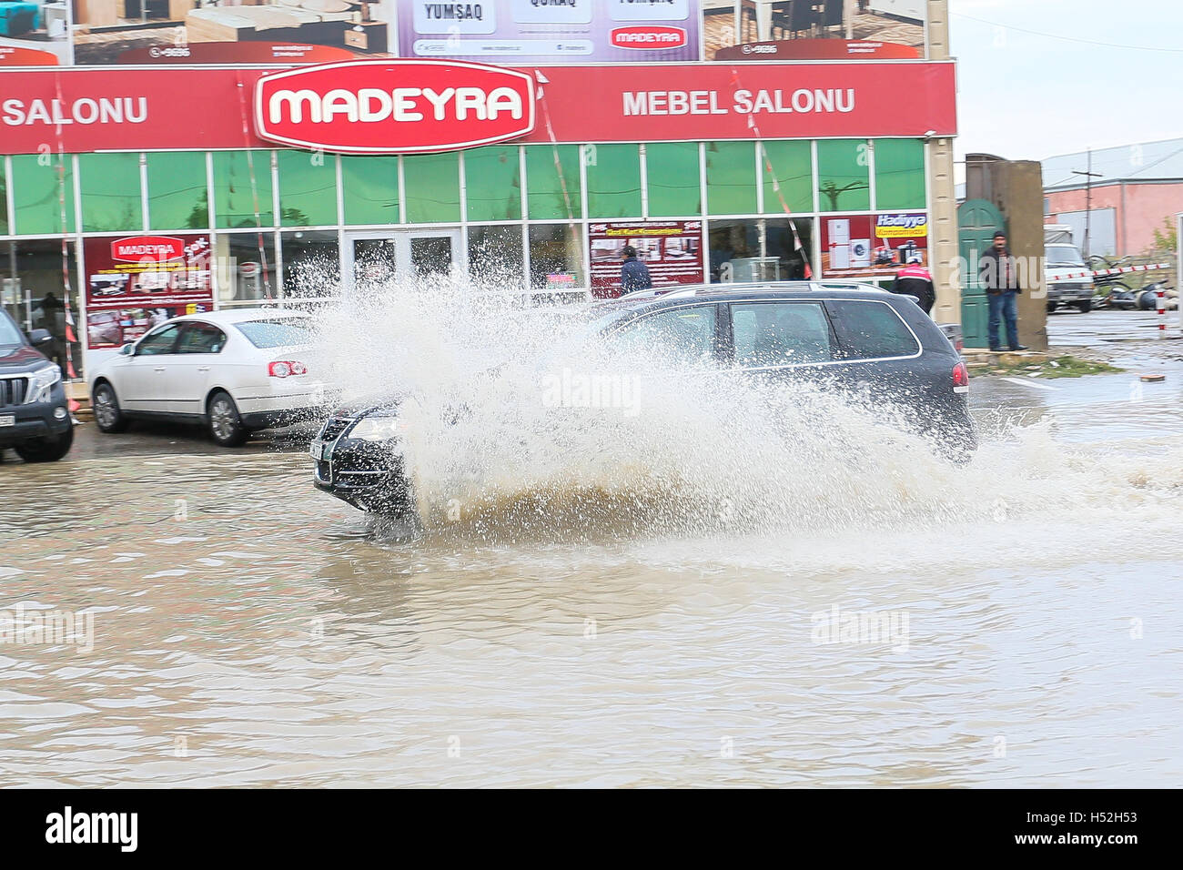 Baku, Azerbaijan. 18th Oct, 2016. On the night October 17 Binagadi