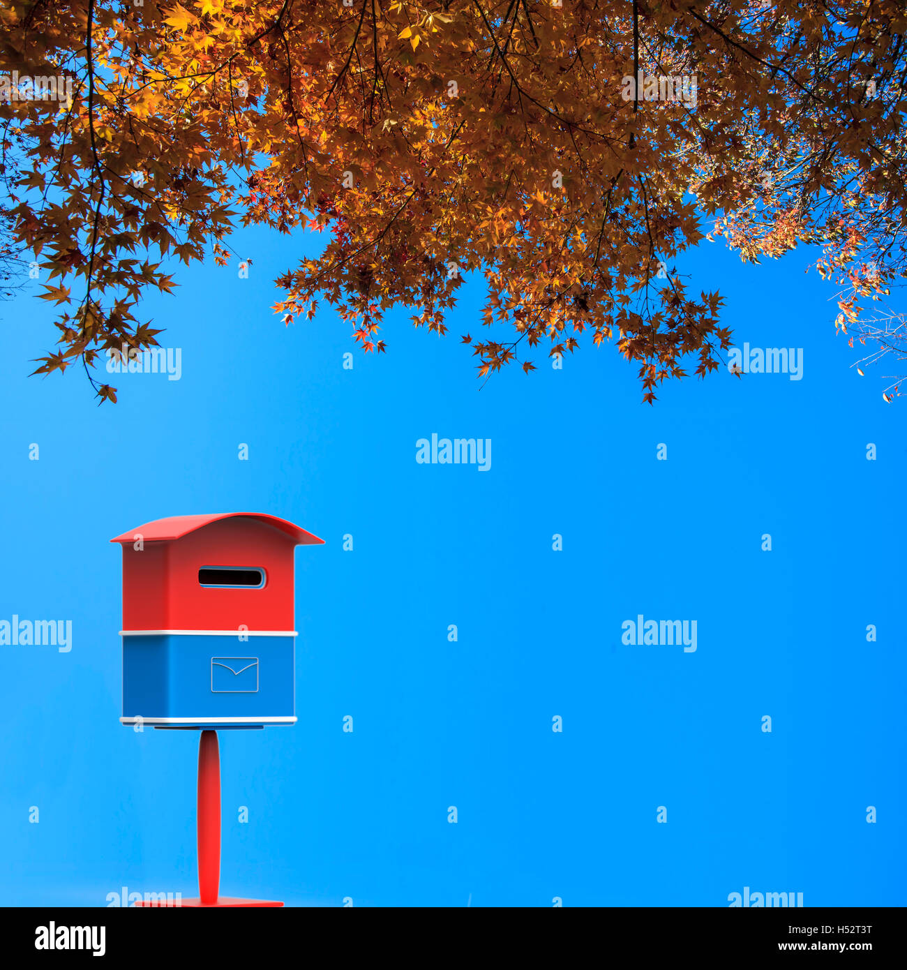 The 3d rendering mailbox with nice background image Stock Photo Alamy