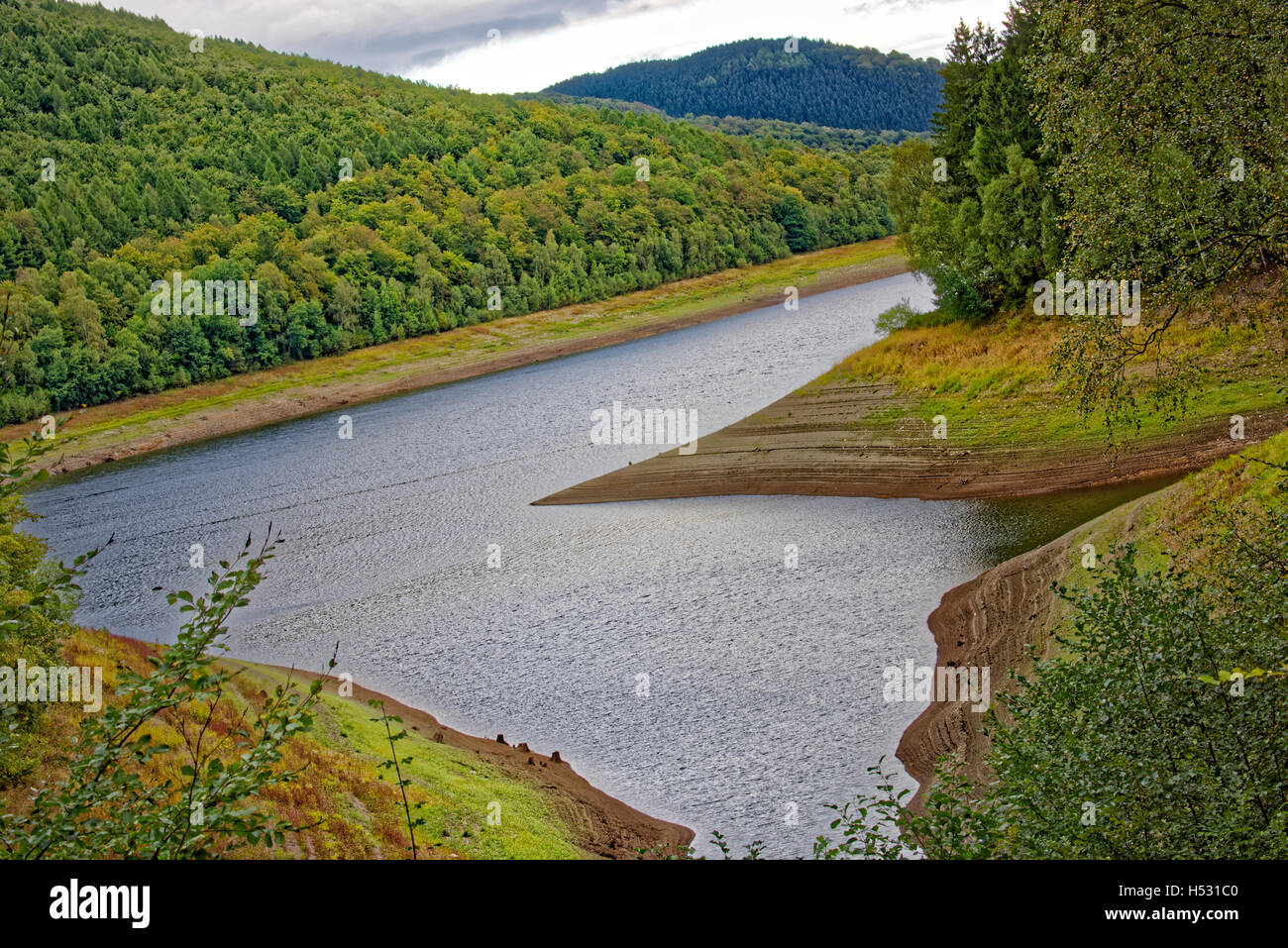 Sösestausee in Harz,Germany. Stock Photo