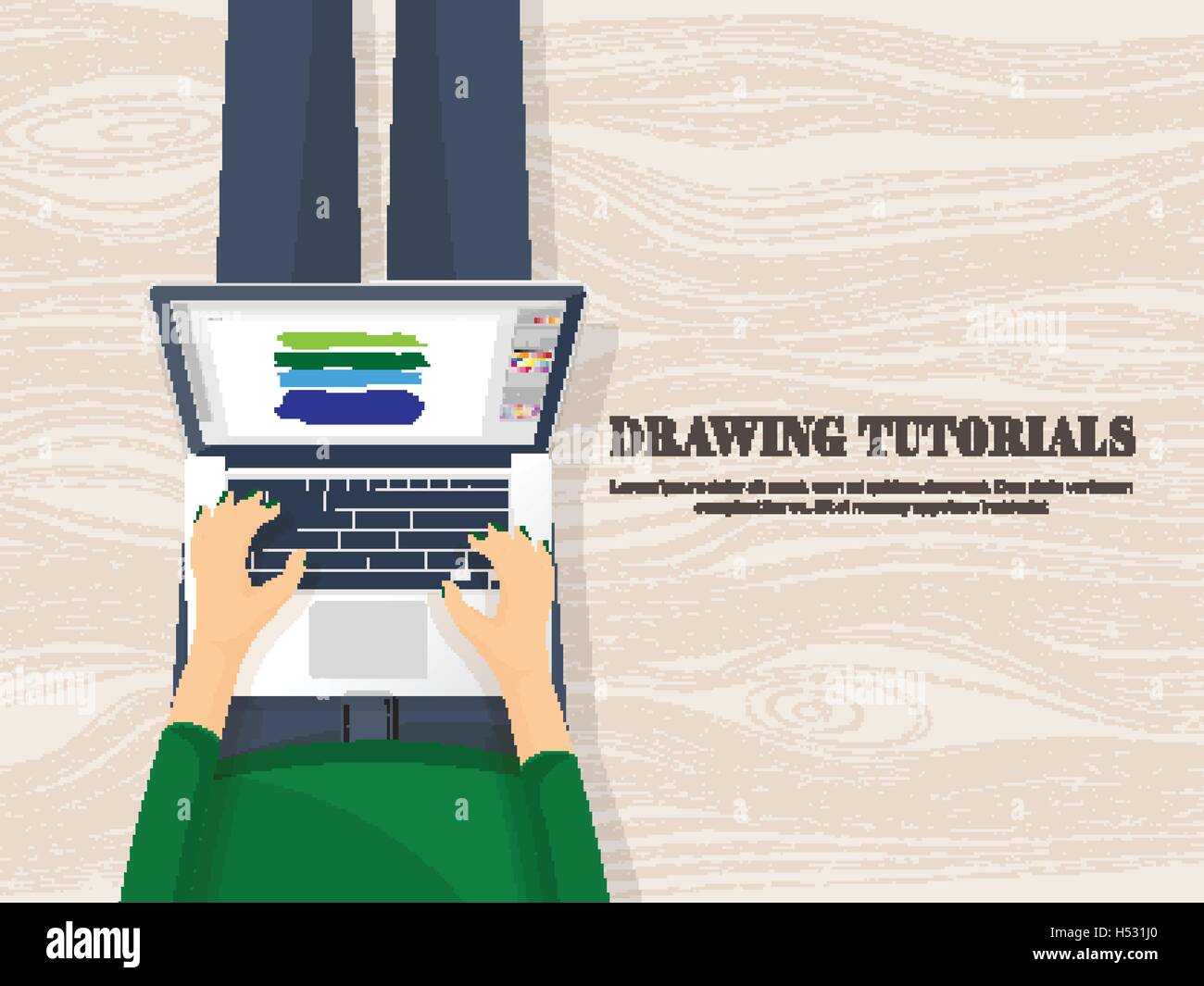 Graphic web design. Drawing and painting. Development. Illustration ...