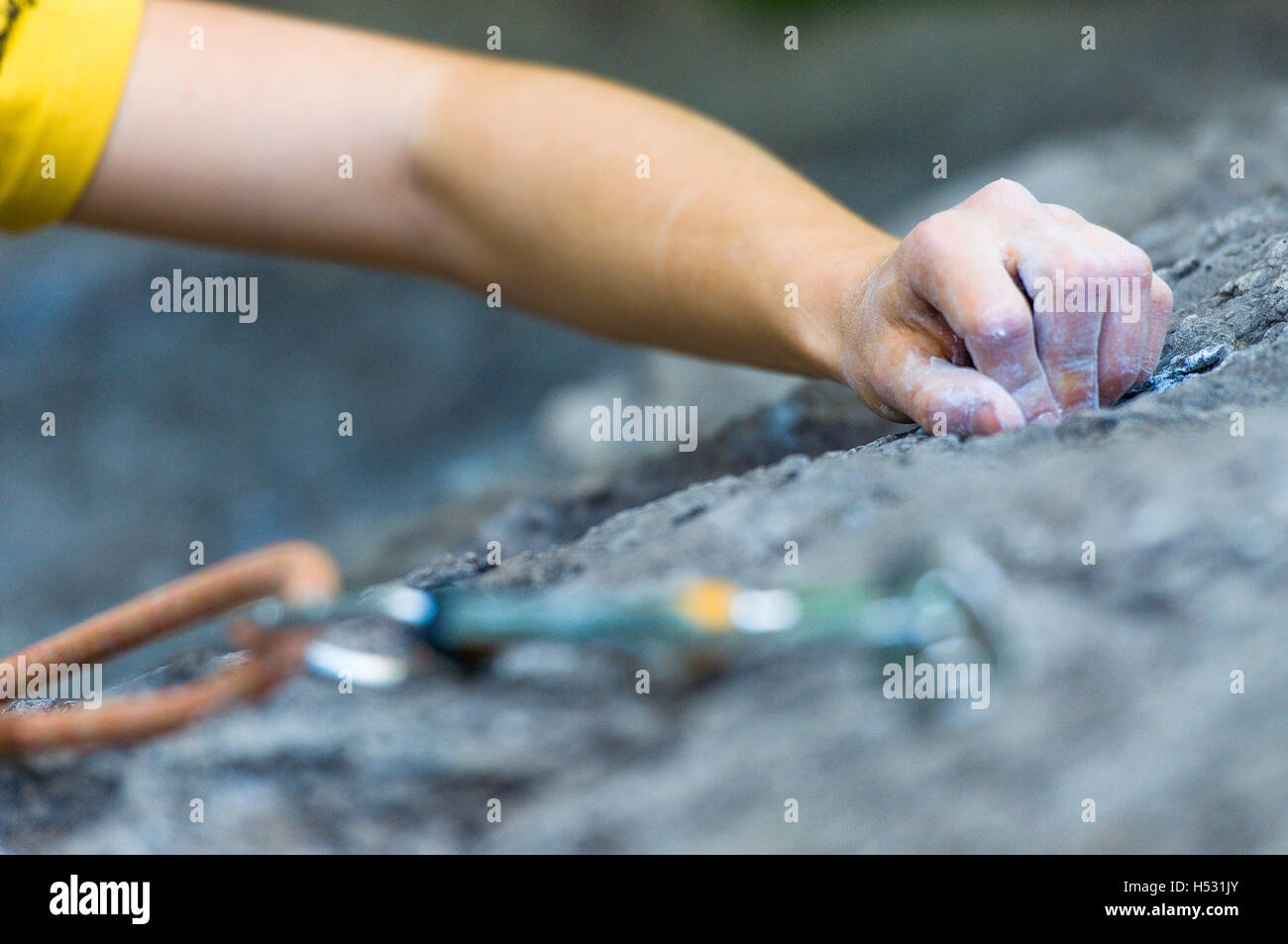 Free climbing and hands hi-res stock photography and images - Alamy