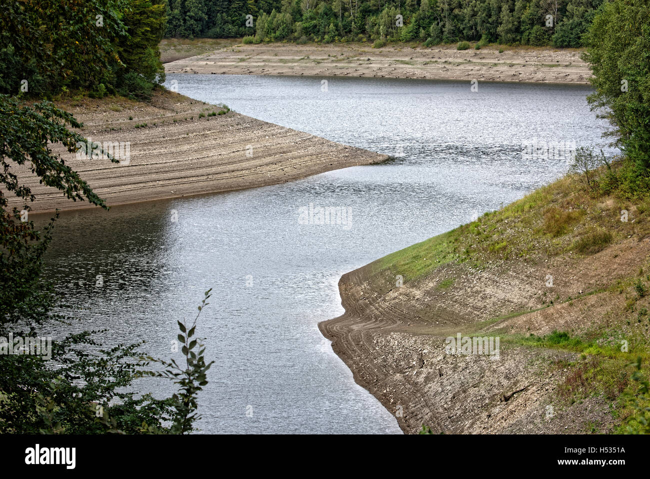 Sösestausee in Harz,Germany. Stock Photo