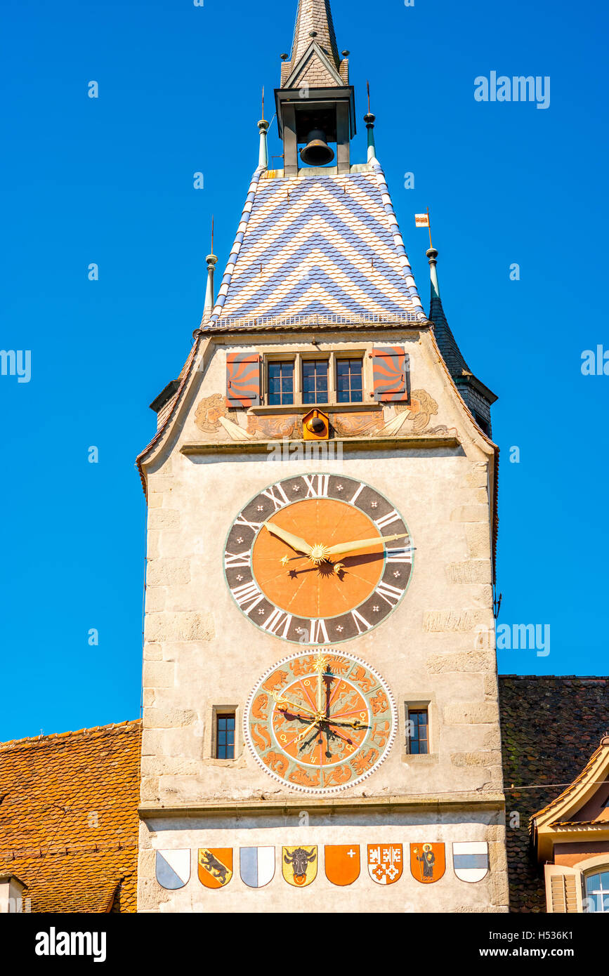 Clock tower swiss clock hires stock photography and images Alamy