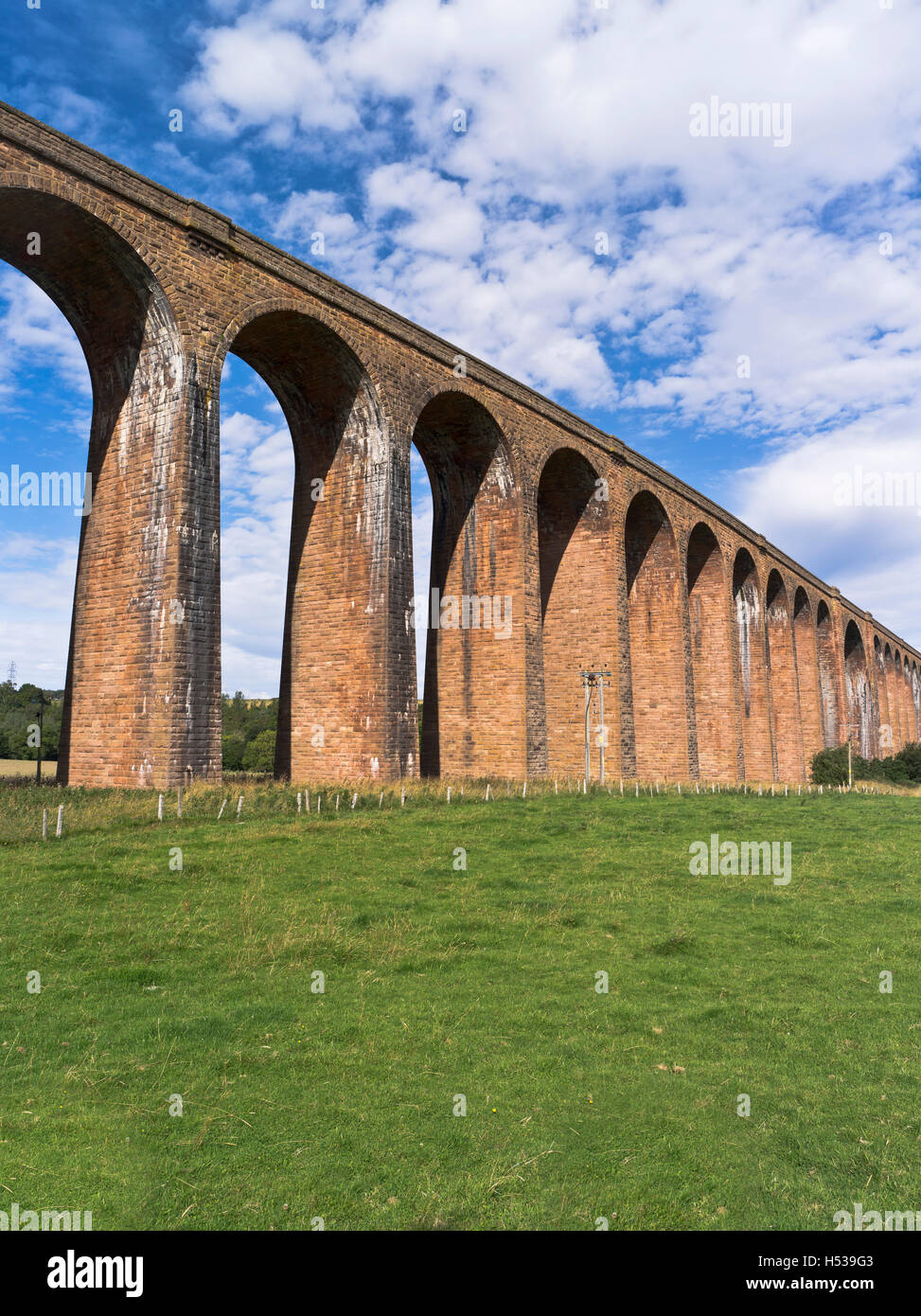dh Nairn Railway Viaduct NAIRN VALLEY INVERNESS SHIRE culloden moor viaduct spanning the river nairn viaducts scotland daytime uk Stock Photo