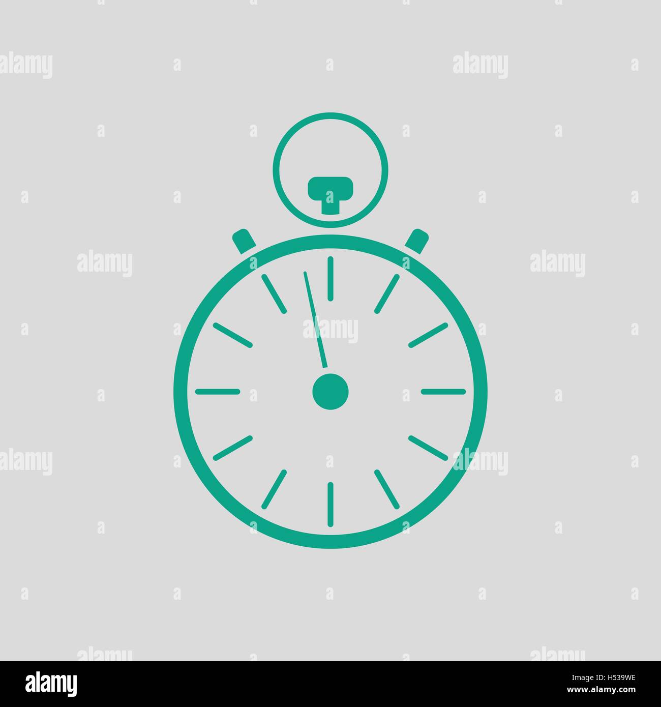Stopwatch icon. Gray background with green. Vector illustration Stock ...