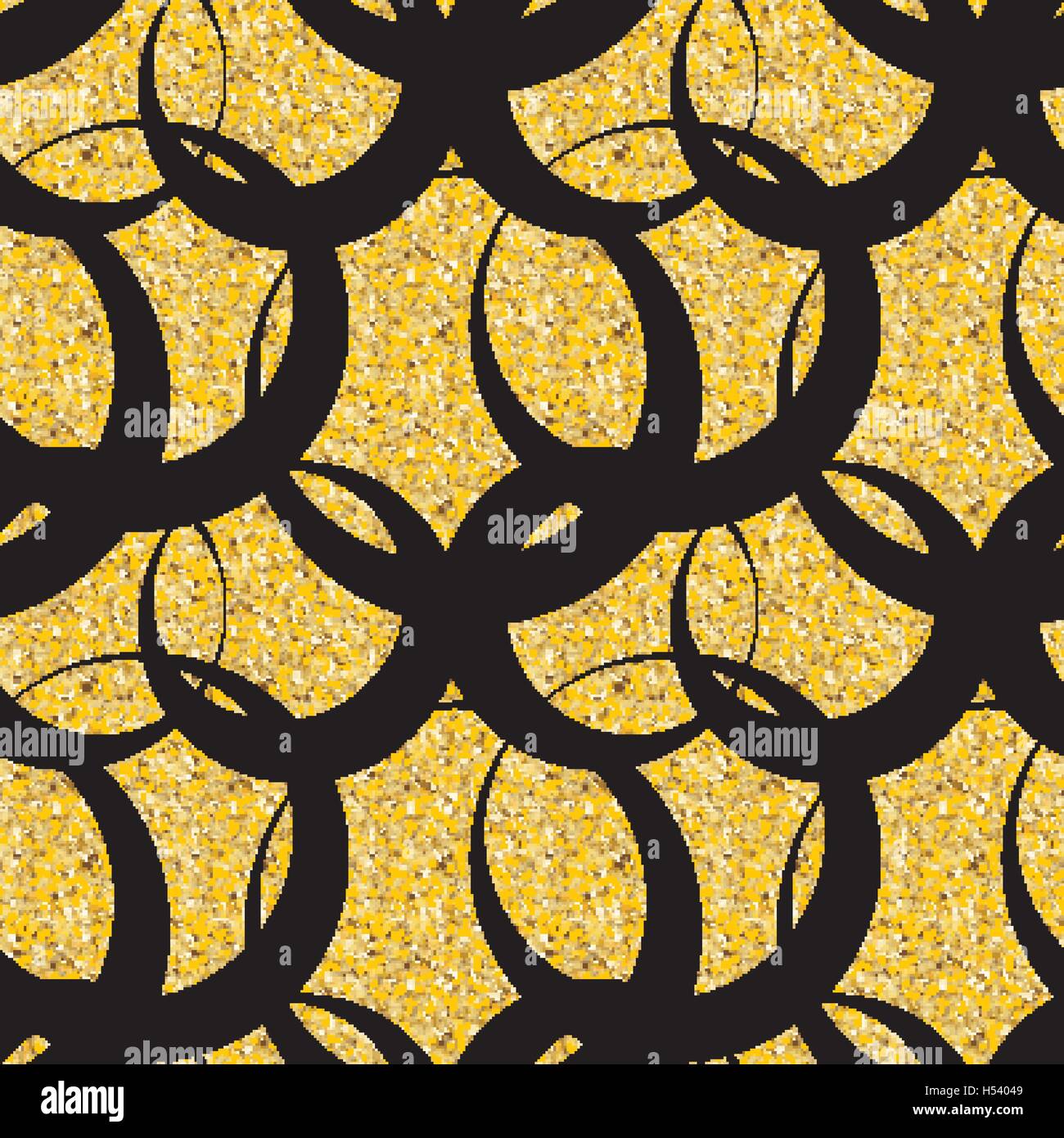 Abstract Simple Glossy Golden Seamless Pattern Background Stock Vector ...