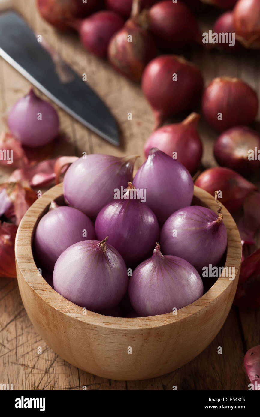 shallots still life wood background onion bulb season herb vegetable