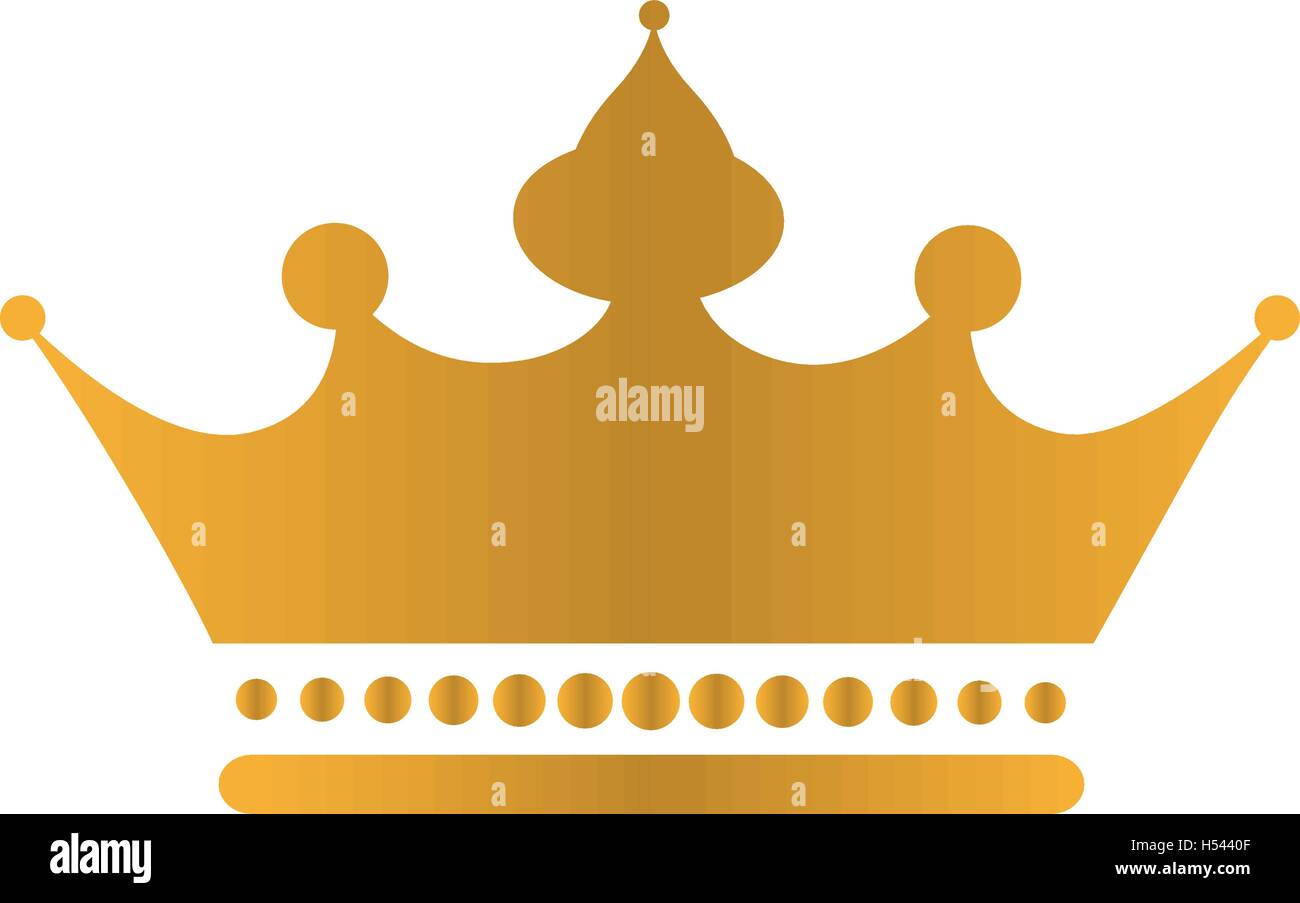 Golden Crown Icon Design Stock Vector Image & Art - Alamy