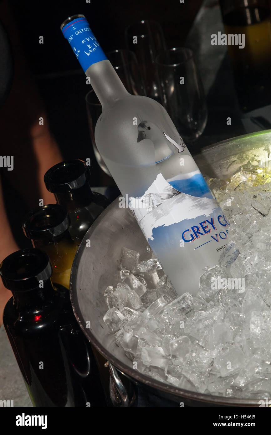 Grey Goose in ice bucket at The Grand Opening of the Temptation