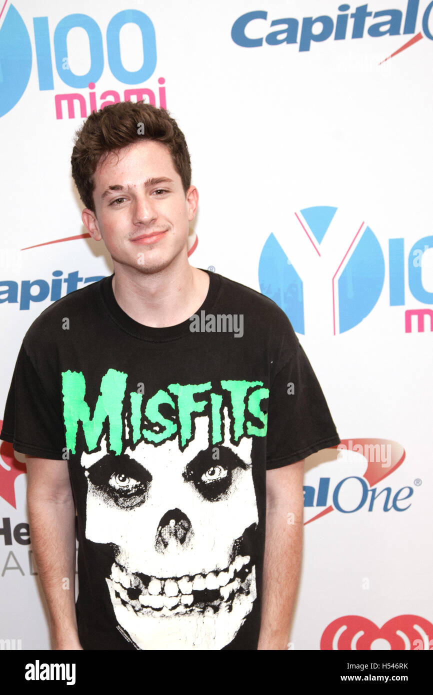 Charlie Puth arriving on the Red Carpet for the iHeart Radio Jingle