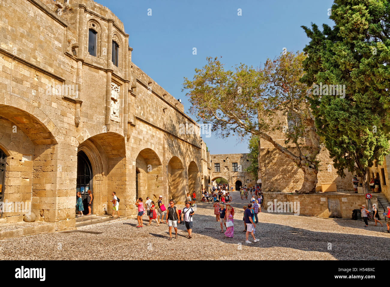 New Hospital, now a museum, at Rhodes old town, Island of Rhodes
