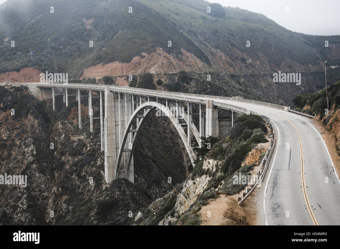 Bixby Bridge Big Sur California Coast Stock Photo - Alamy