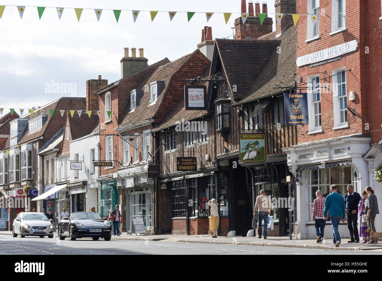Farnham town centre hires stock photography and images Alamy